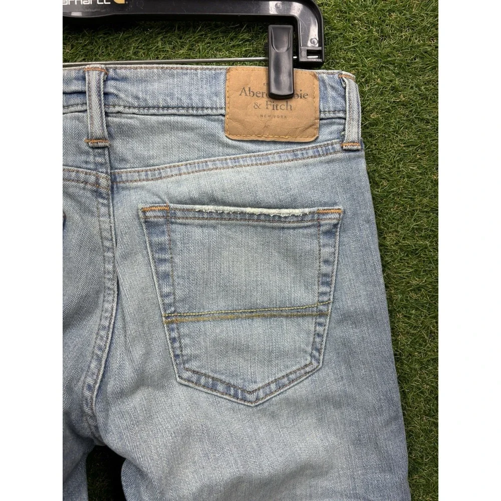 Abercrombie & Fitch Jeans Mens 30x32 Felix Super Skinny Light Wash Denim New